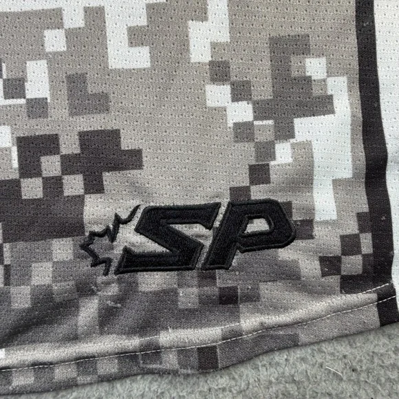 San Antonio Rampage AHL Defunct Military Night Fight Strap Camo Hockey Jersey XL